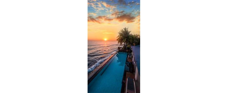Best Spot for Capturing Romantic Couple Sunset in Bali Luxury Villa